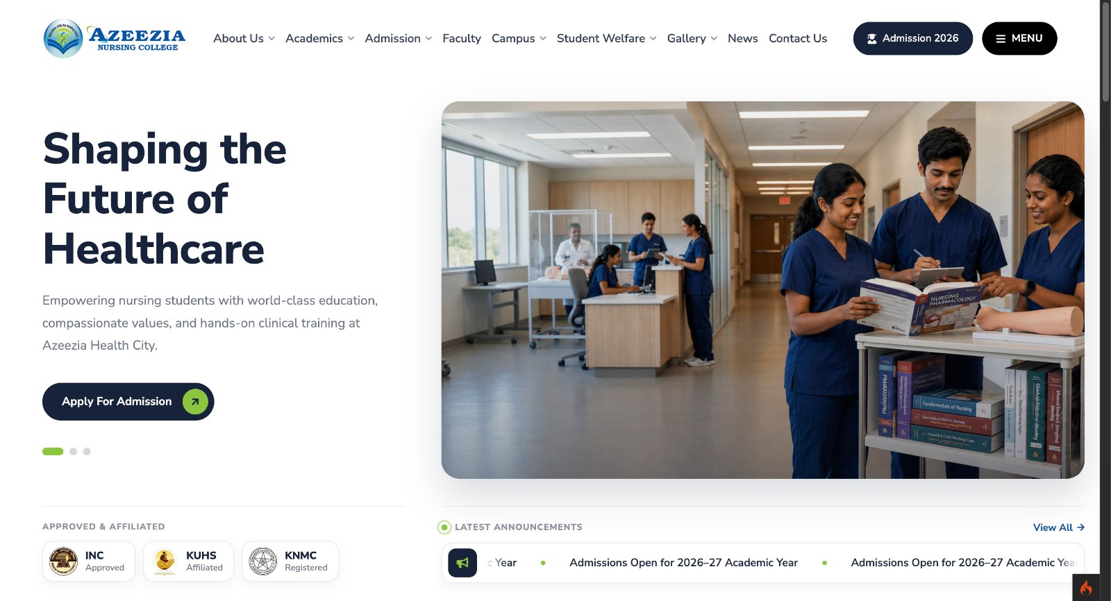 Website launch
